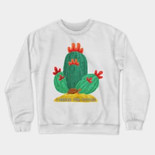 I Break For Turtles in desert Crewneck Sweatshirt